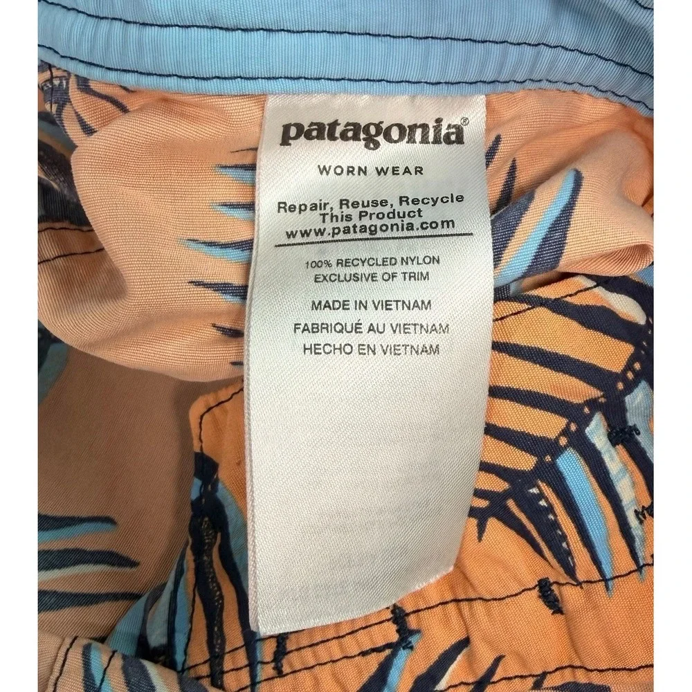 Patagonia Wavefarer Young Boys Board Shorts Swim Trunks Multicolor Size 10 Lot 2